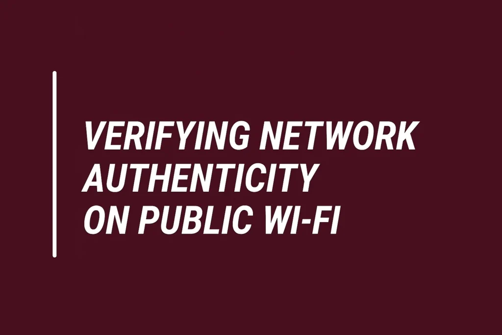 Verifying Network Authenticity