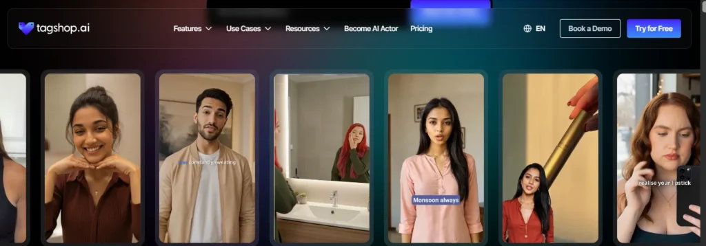 5 Best AI UGC Creation Tools for Shopify Stores 6 Tagshop.ai AI-Based UGC Video Creation